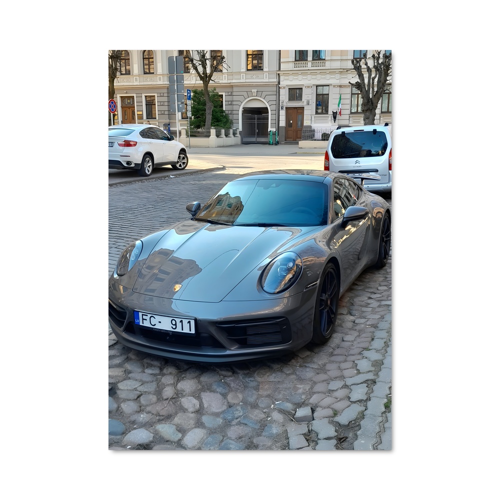 Poster course s raffiné – affiche Porsche